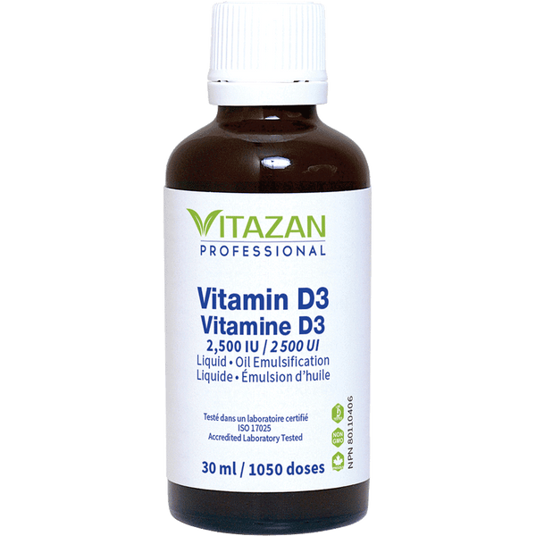 NEW! Vitamin D3 (2,500 IU per Drop · Liquid)