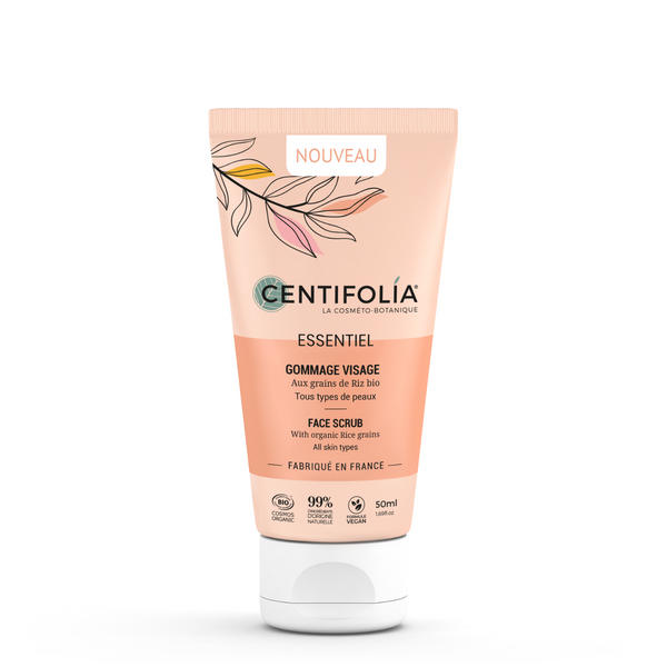 Essential facial scrub