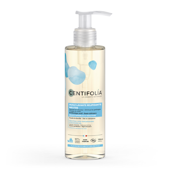 Neutral lipid-replenishing cleansing oil