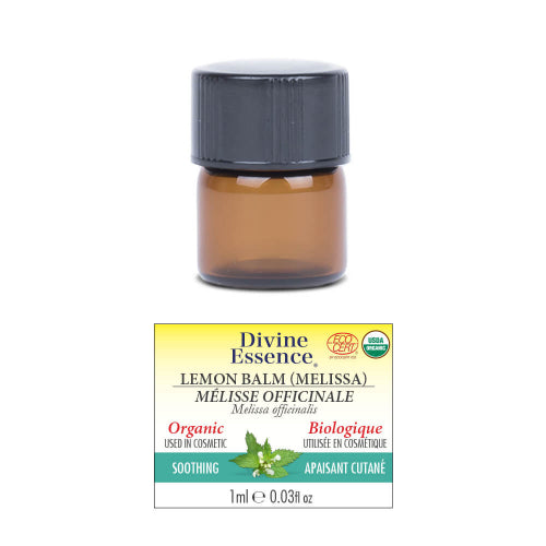100% Organic Lemon Balm.