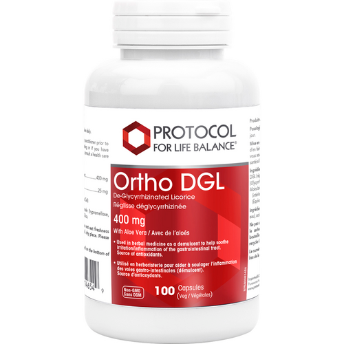 Ortho DGL De-Glycyrrhizinated Licorice 400mg