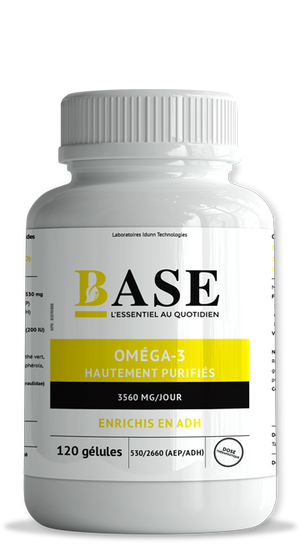 Omega 3 base enriched with DHA