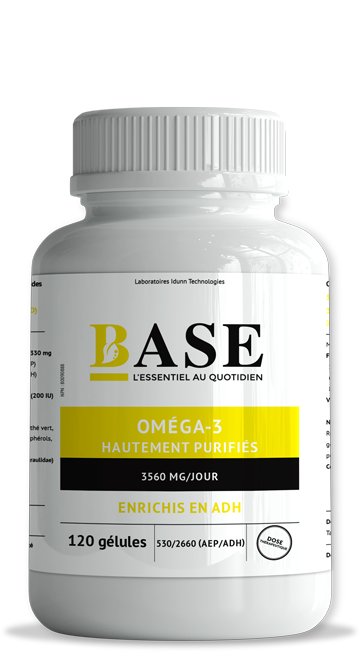 Omega 3 base enriched with DHA