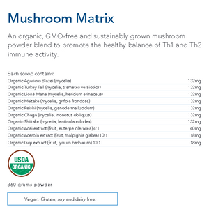 Mycelium Complex Powder 360g (ancien Mushroom Matrix)