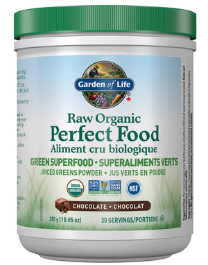 Organic raw food - green