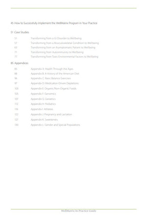 WELLMATRIX PROGRAM IN-PRACTICE GUIDE