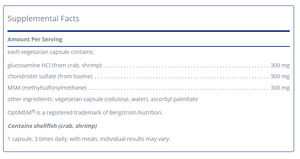 Glucosamine + Chondroitin with MSM