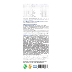 Ultra-PB100+ (100 Billion Probiotics with FOS)