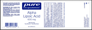 Alpha Lipoic Acid 600 mg