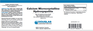 Calcium Microcrystalline Hydroxyapatite