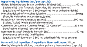 Cognicin (Cognitive & Memory Improvement)