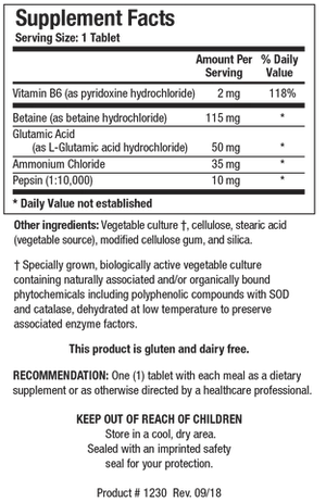 HCL-Plus (W Pepsin)