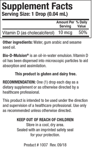 Bio-D-Mulsion (400 IU's/Drop)
