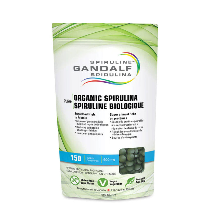 Organic spirulina 600mg