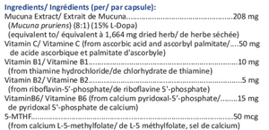 Synerdopa (Mucuna Extract with Active B-Vitamins)