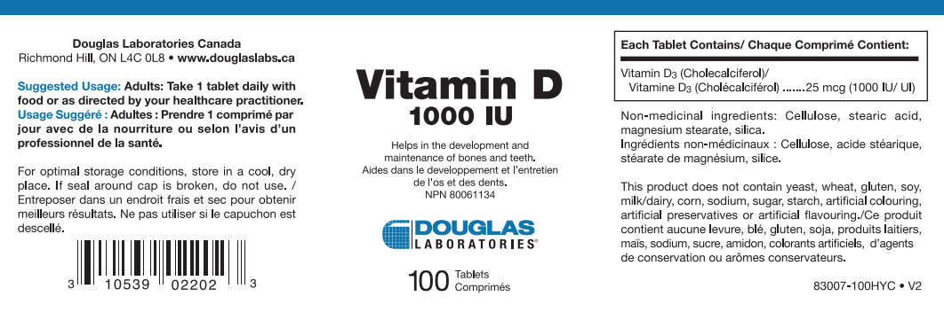 Vitamin D 1000 IU - Douglas Laboratories - Unytii Supplements – Unytii ...